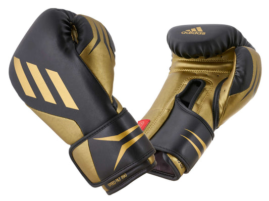 Gants de boxe Adidas SPEED TILT 350V Pro noir-or, SPD350VTG