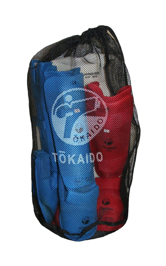 Sac en filet pour protections de karaté, TOKAIDO, noir