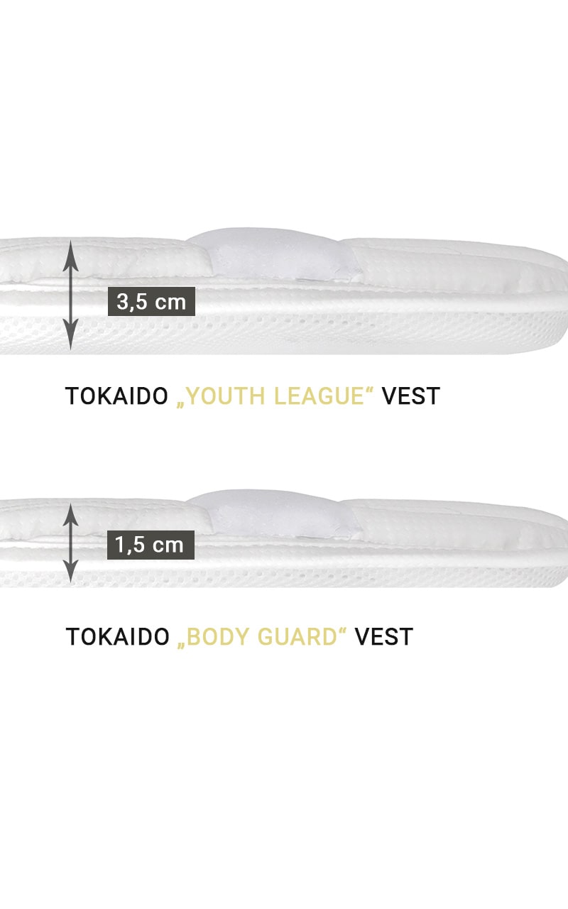 Gilet de karaté pour enfant, TOKAIDO Youth League, WKF - Blanc