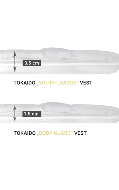 Gilet de karaté pour enfant, TOKAIDO Youth League, WKF - Blanc