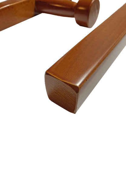 SET Tonfa carré en chêne rouge avec sac à armes - 50 cm (paire) design carré robuste