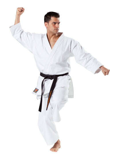KWON (R) Tenue de karaté KATA Tradition Japon - 12 oz, blanc - Karaté Gi lourd