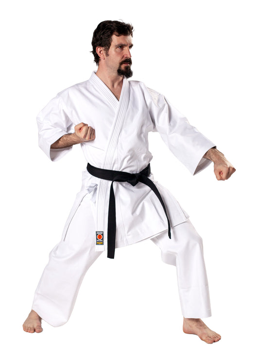 KWON (R) Tenue de karaté KATA Tradition Japon - 12 oz, blanc - Karaté Gi lourd