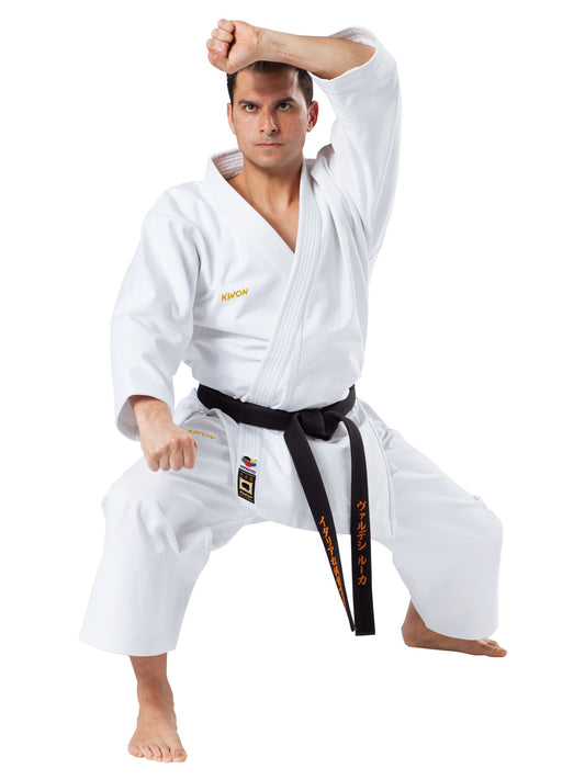 KWON (R) Tenue de karaté KATA Tradition Japon - 14 oz, blanc - Karaté Gi lourd