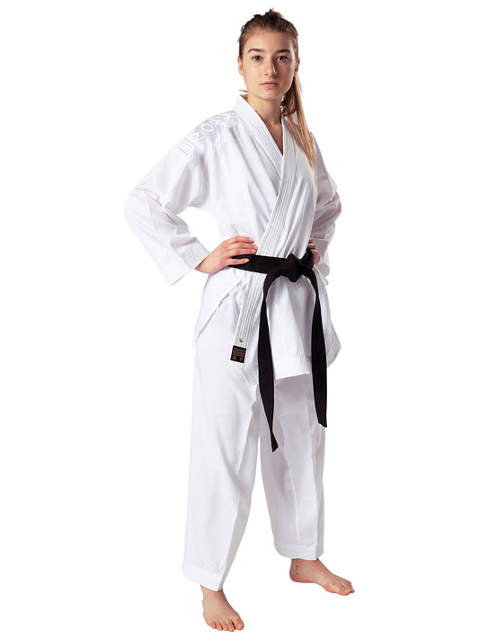 Tenue de karaté KWON (R) Supralite - Kumite Gi - 7 oz - WUKF rec. - Bandes blanches sur les épaules