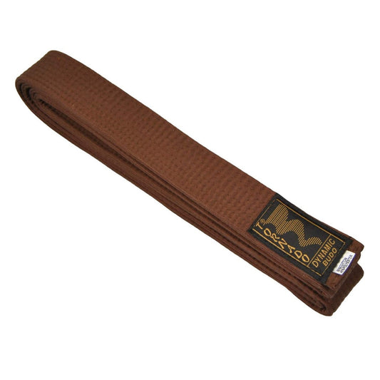 Ceinture de karaté marron - unie - largeur 4 cm - ceinture marron karaté