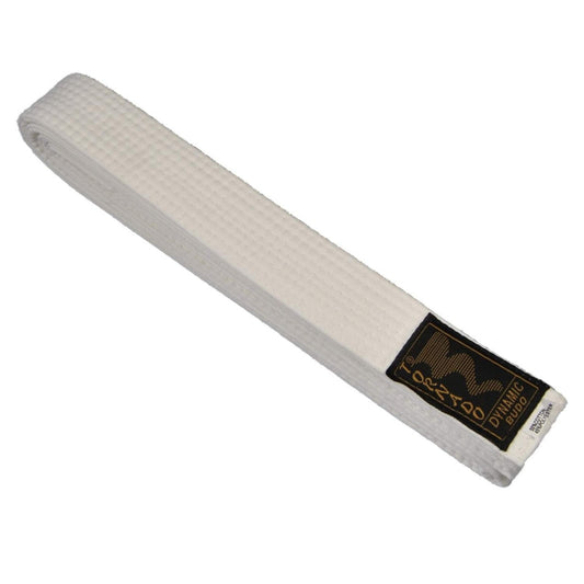 Ceinture de karaté blanche - unie - largeur 4 cm - ceinture blanche karaté