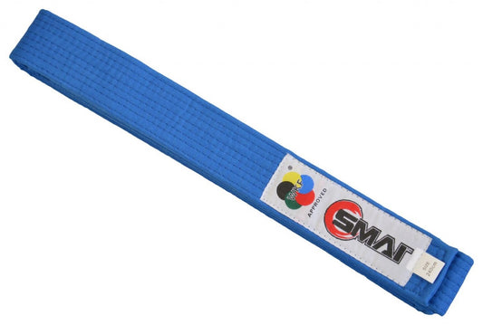 Ceinture de karaté SMAI Ceinture de compétition WKF bleue