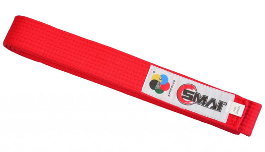 Ceinture de karaté SMAI Ceinture de compétition WKF rouge