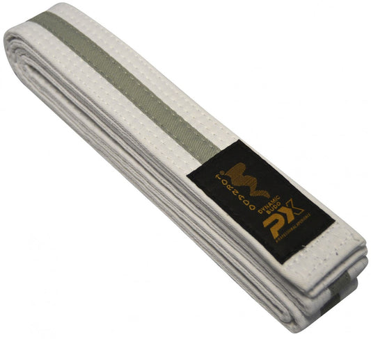 Ceinture Budo blanche-grise