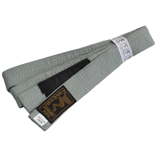 Ceinture grise de jiu-jitsu brésilien pour enfants avec barre