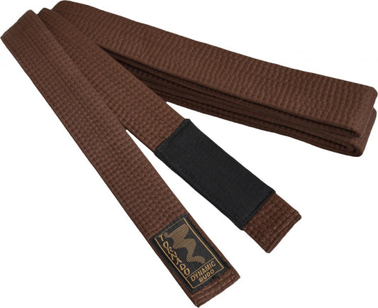Ceinture de JJB marron, barre noire