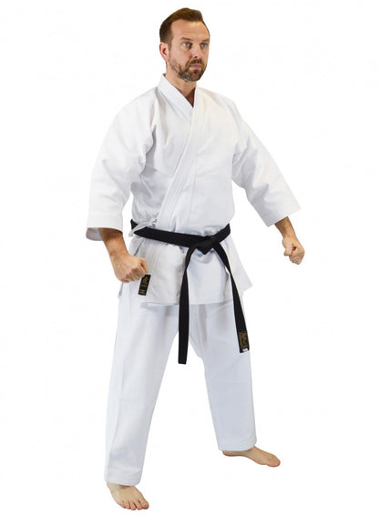 Tenue de karaté Kumite Gi TORA 14oz Canvas - Veste traditionnelle - Pantalon à lacets