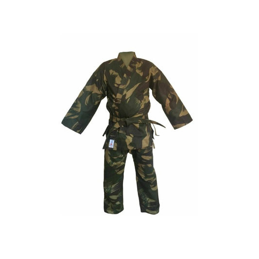 Combinaison de karaté Woodland Camouflage - 10 oz - combinaison camouflage