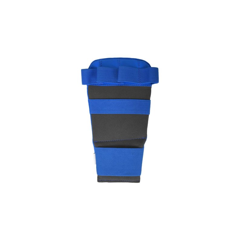 Mitaines de karaté bleues en cuir