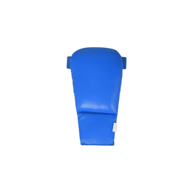 Mitaines de karaté bleues en cuir