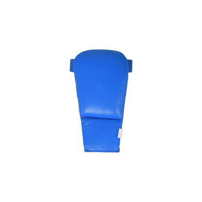 Mitaines de karaté bleues en cuir